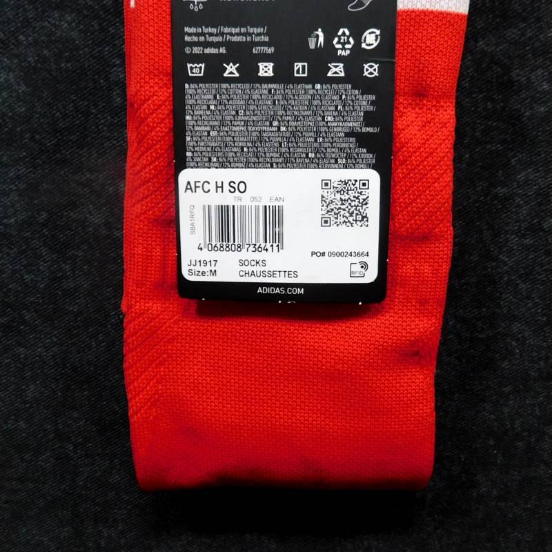 アーセナル　25　ホーム　ソックス　ADIDAS　2025シーズン(正規品/メール便可/メーカーコードJJ1917) | adidas | 03