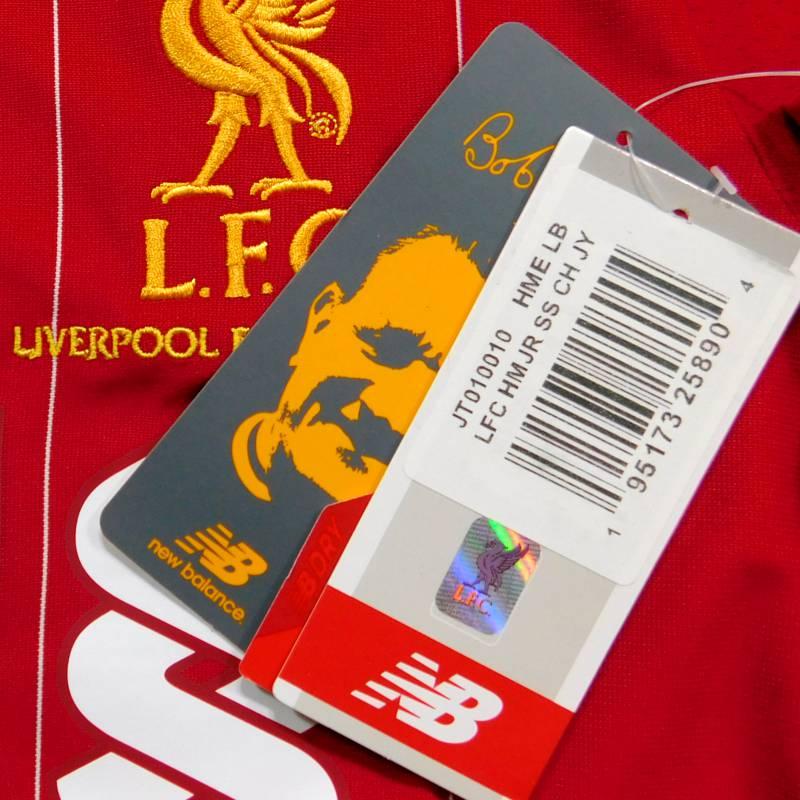 リバプール　19　ホーム　半袖　ジュニアユニフォーム　new balance　2019シーズン優勝記念モデル(正規品/メール便可/メーカーコードJT010010) | New Balance | 02