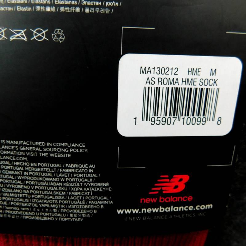 ASローマ　21　ホーム　ソックス　new balance　2021シーズン(正規品/メール便可/メーカーコードMA130212) | New Balance | 03