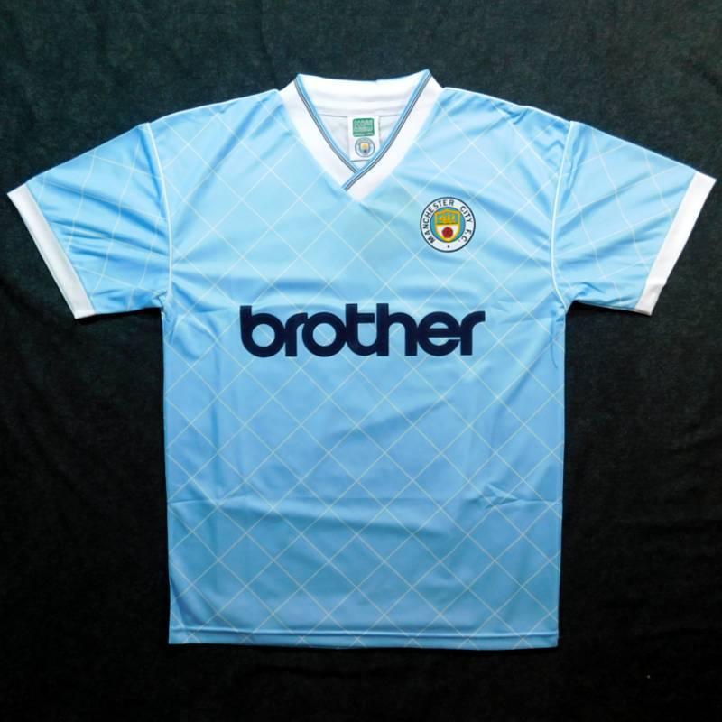 マンチェスターシティ 1988 ホーム 半袖 ユニフォーム 復刻モデル(正規