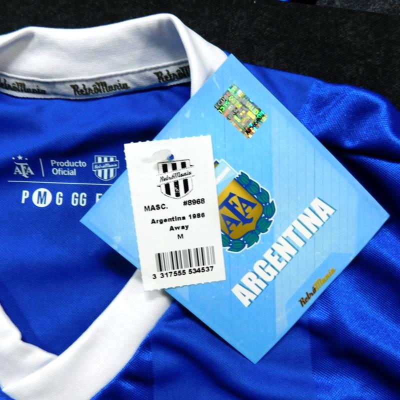 アルゼンチン代表　1986　アウェイ　半袖　ユニフォーム　復刻モデル/1986ワールドカップ(正規品/メール便可) |  | 02