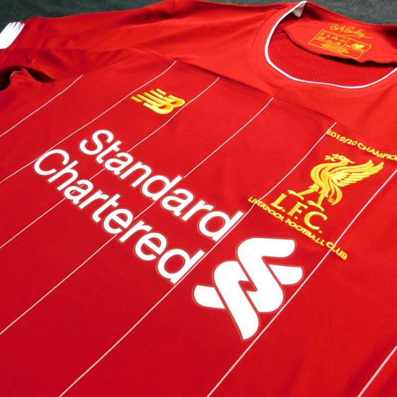 リバプール　19　ホーム　半袖　ユニフォーム　new balance　2019シーズン優勝記念モデル(正規品/メール便可/メーカーコードMT010010) | New Balance | 01