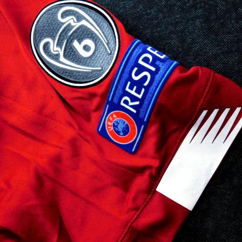 リバプール　19　ホーム　半袖　ユニフォーム　new balance　2019シーズン/CL優勝記念パッチモデル(正規品/メール便可/メーカーコードMT930032) | New Balance | 01