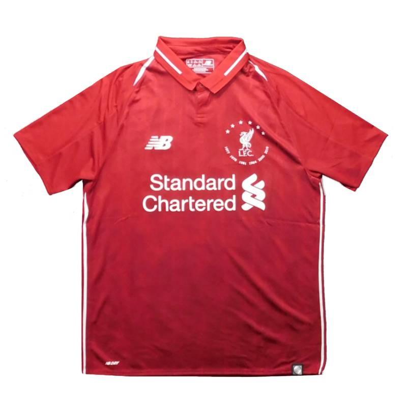 New Balance リバプール 18/19 CL6times ホーム 半袖 ユニフォーム new