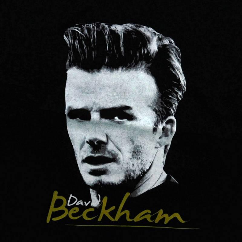 イングランド代表 ベッカム　Tシャツ イングランド代表 ベッカム Silhouette Tシャツ 半袖 RE-TAKE