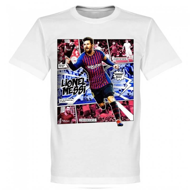 バルセロナ　メッシ　Tシャツ バルセロナ メッシ comic Tシャツ 半袖 RE-TAKE(正規品/メール便可