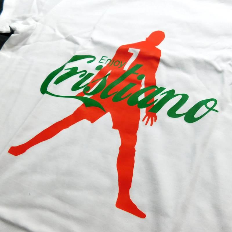 ポルトガル代表 Enjoy Cristiano ロナウド Tシャツ 半袖 RE-TAKE(正規