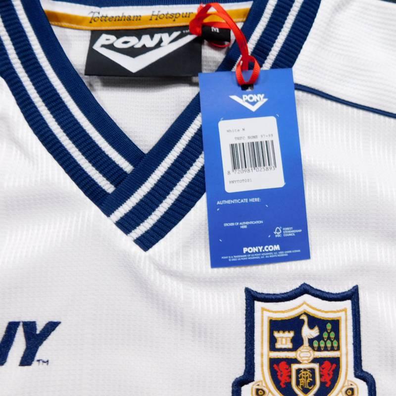 Tottnham 1997-99 ホームユニ　当時物　PONY hp トッテナム Tottnham 1997-99 ホームユニ 当時物 PONY hp トッテナム - メルカリ