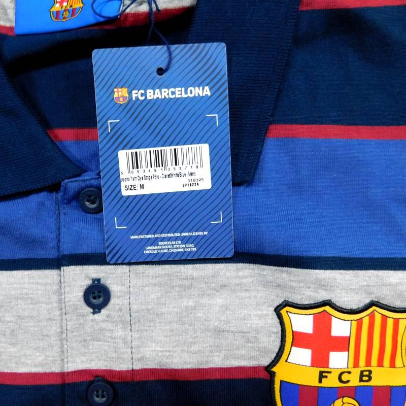 バルセロナ　チームオフィシャル　Yarn Dye Stripe　ポロシャツ　半袖(正規品/メール便可) |  | 02