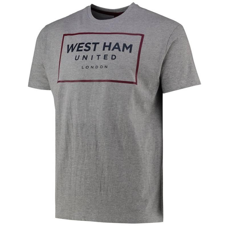 ウェストハム　チームオフィシャル　SR7122A　Graphic Box Logo　Tシャツ　半袖(正規品/メール便可) | 