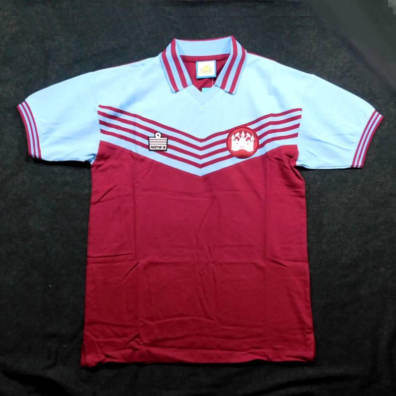 ウェストハム 1980 ホーム 半袖 ユニフォーム admiral 復刻モデル(正規