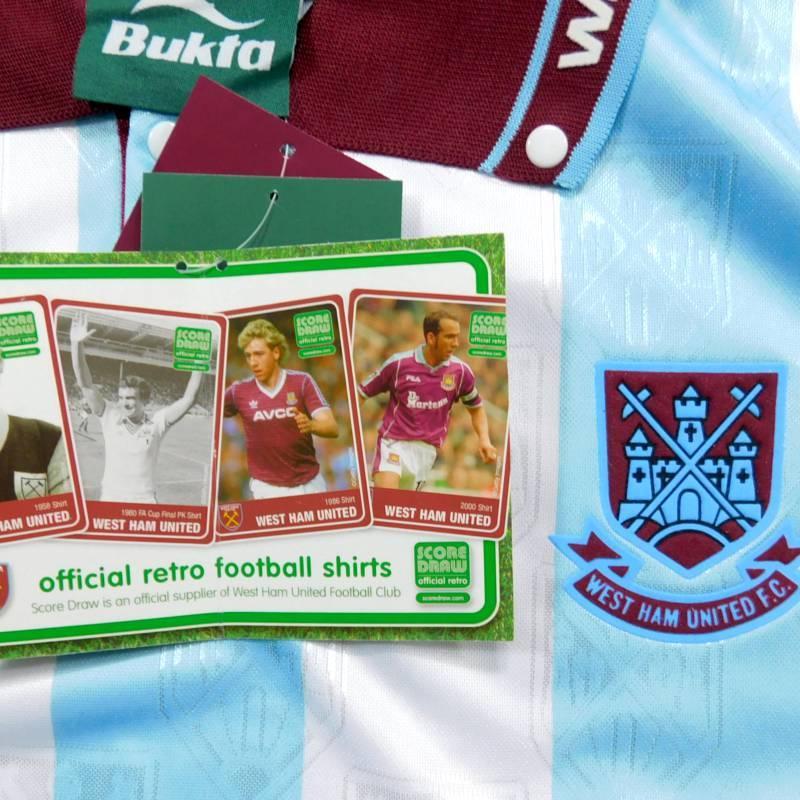 ウェストハム　1992　アウェイ　半袖　ユニフォーム　Bukta　復刻モデル(正規品/メール便可) |  | 02