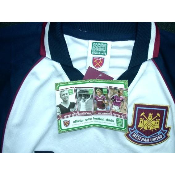 ウェストハム　1999　アウェイ　半袖　ユニフォーム　復刻モデル(正規品/メール便可/メーカーコードWHAM99APYSS) |  | 01