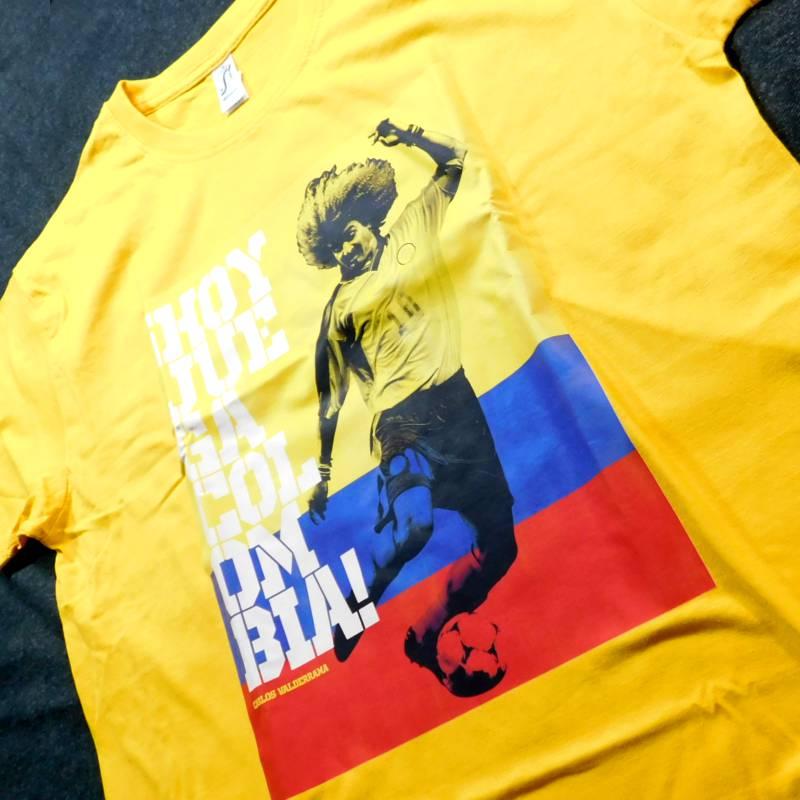 コロンビア代表 バルデラマ YELLOW-PNN-1596P レジェンドTシャツ 半袖