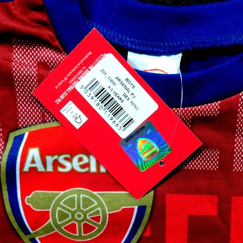 アーセナル　チームオフィシャル　Z0133892　ジュニア用パジャマ上下(正規品/メール便可) |  | 02