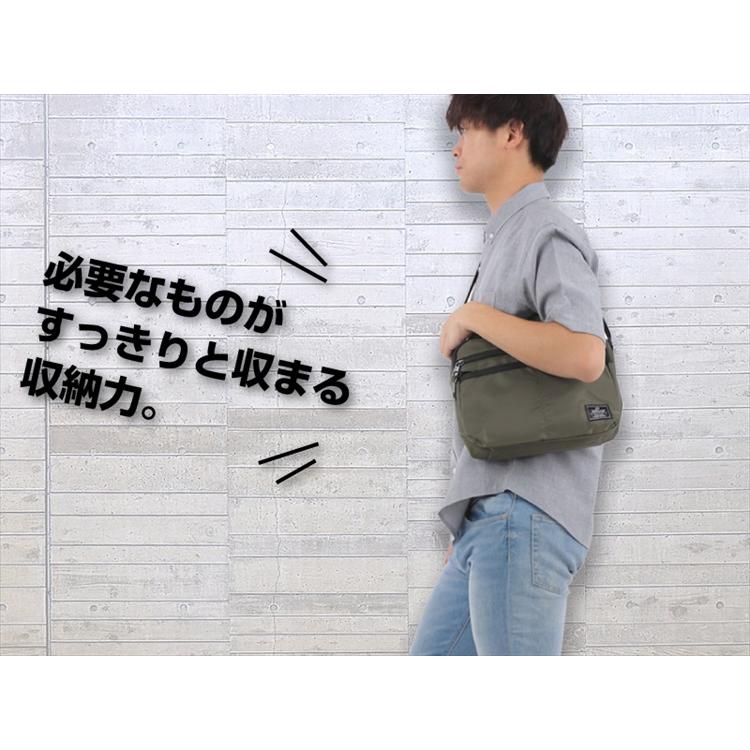 ショルダーバッグ メンズ 撥水 軽量 8ポケット 斜めがけ ワンショルダー カバン ナイロン / 2420 |  | 14