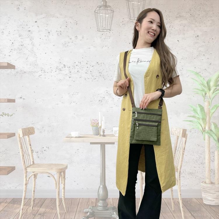 ショルダーバッグ レディース メンズ サコッシュ ポリエステル 斜め掛け 軽量 撥水 2510 |  | 06