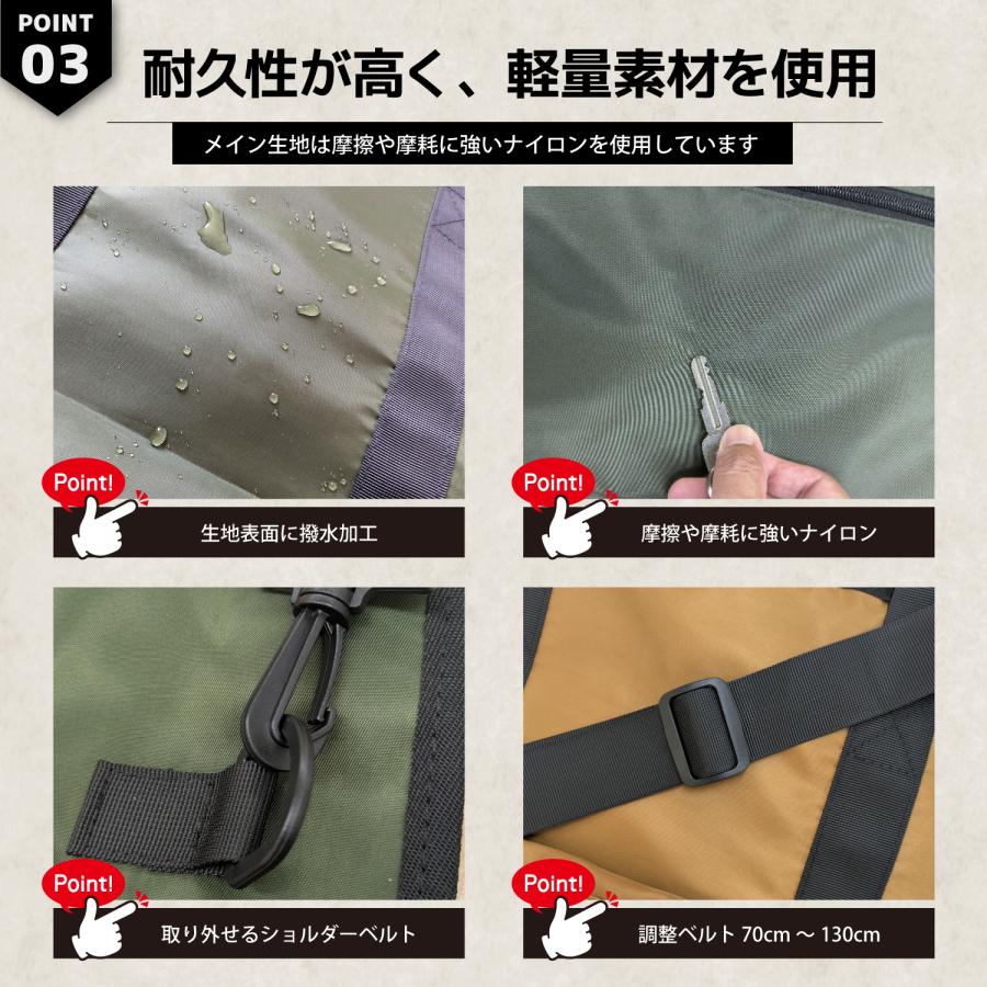 トートバッグ メンズ 大容量 ジム用 カジュアル 大きめ 軽量 ナイロン 肩掛け 2513 |  | 07