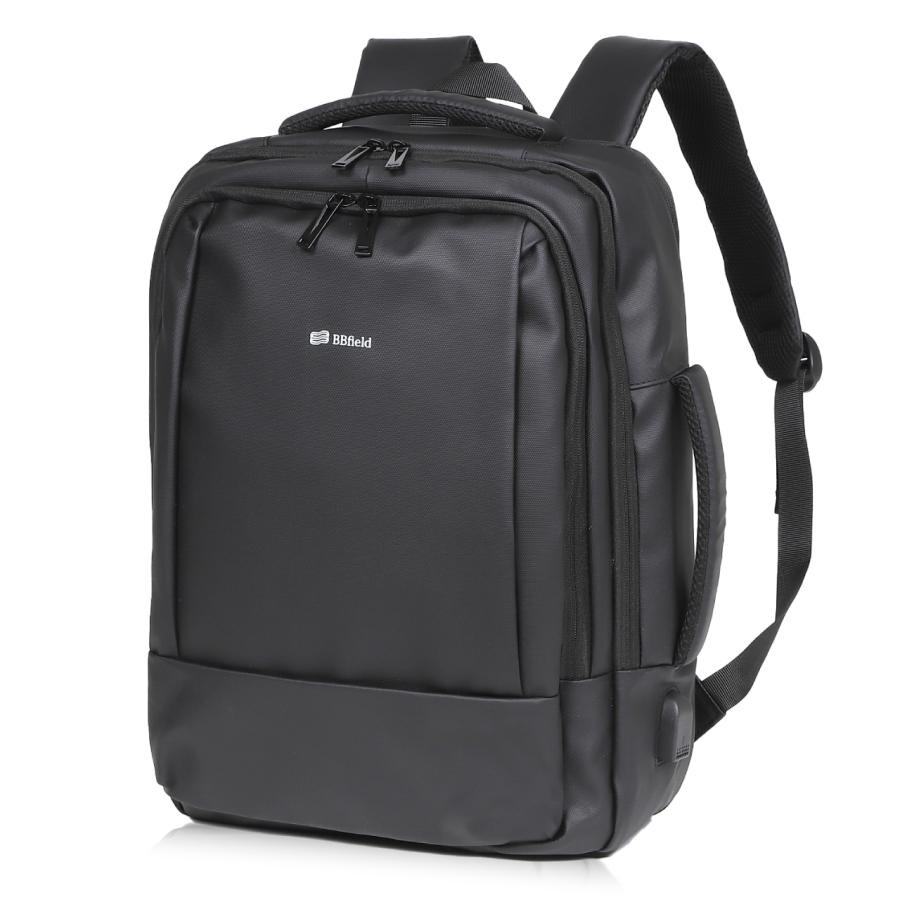 ビジネスリュック リュック メンズ 3way 大容量 拡張機能付き 撥水 キャリーオン 軽量 バックパック 17インチ USB 黒 ブラック 2514 |  | 06