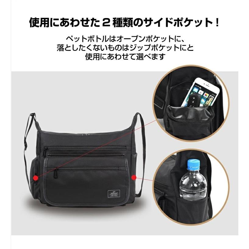 ショルダーバッグ メンズ 斜めがけ 簡易版 A4 ワイドサイズ 軽量 防水 ビジネス 人気 おしゃれ 軽い 通勤 通学 ユニセックス（ダークグレー）  2603 |  | 11