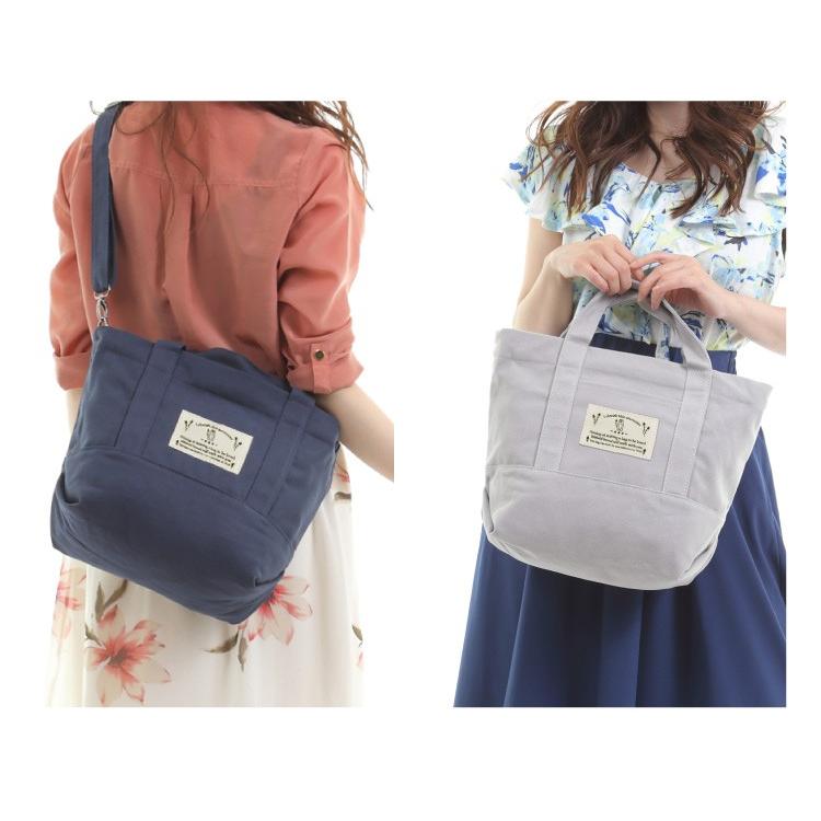 レディース トートバッグ キャンバス ショルダーバッグ トート 小さめ 2way ハンドバッグ ランチバッグ マザーズバッグ お弁当 コンパクト 大容量 かわいい |  | 02