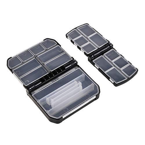 てなグッズや ルアー収納用ケース Felimoa タックルボックス 2種セット 小型ケース 携帯 ルアー フライケース Www We Job Com
