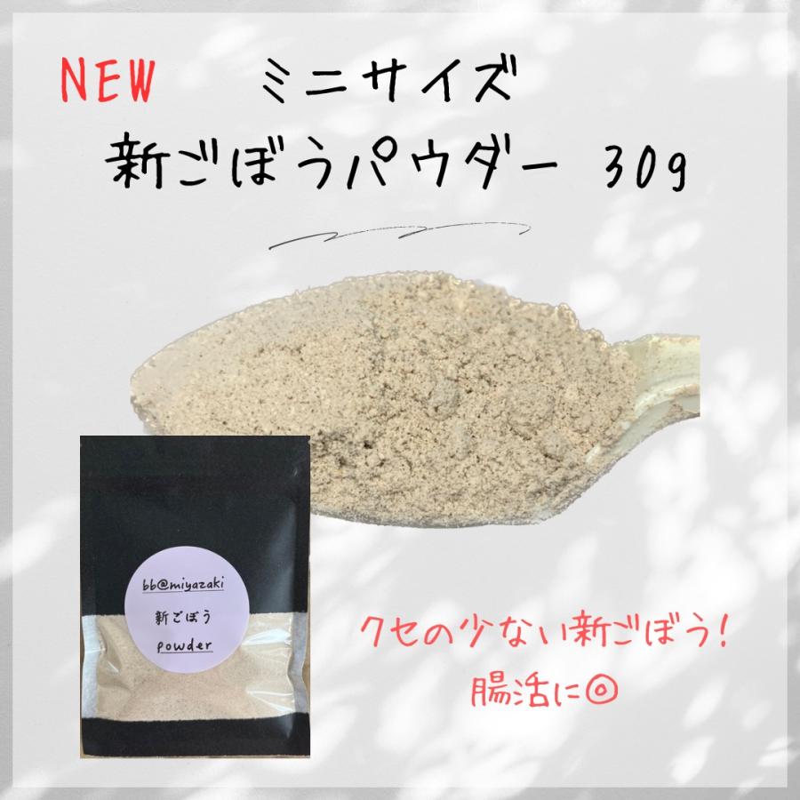 【野菜パウダー】国産　宮崎　新ごぼうパウダー30g お試しサイズ 野菜不足　食物繊維　ごぼう茶　汁物　美容　アンチエイジング　健康　便秘　ダイエット　腸活 | 