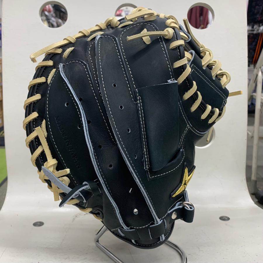 オールスター　硬式用キャッチャーミット　黒×イエロー　右投げ用　新品未使用 ALL STAR 【MLB選手多数愛用メーカー】 オールスター ALL-STAR ASJ-K21