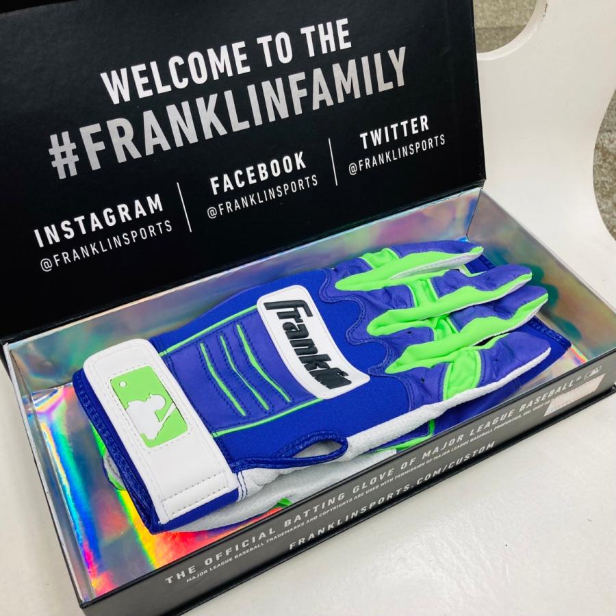 Franklin フランクリン オリジナルオーダーモデル バッティング手袋 バッティンググローブ 野球 パープル グリーン バ ライトイヤー風 当店限定モデル Franklinoriginal Ppl Grn 1 ベースボールランド友井 通販 Yahoo ショッピング