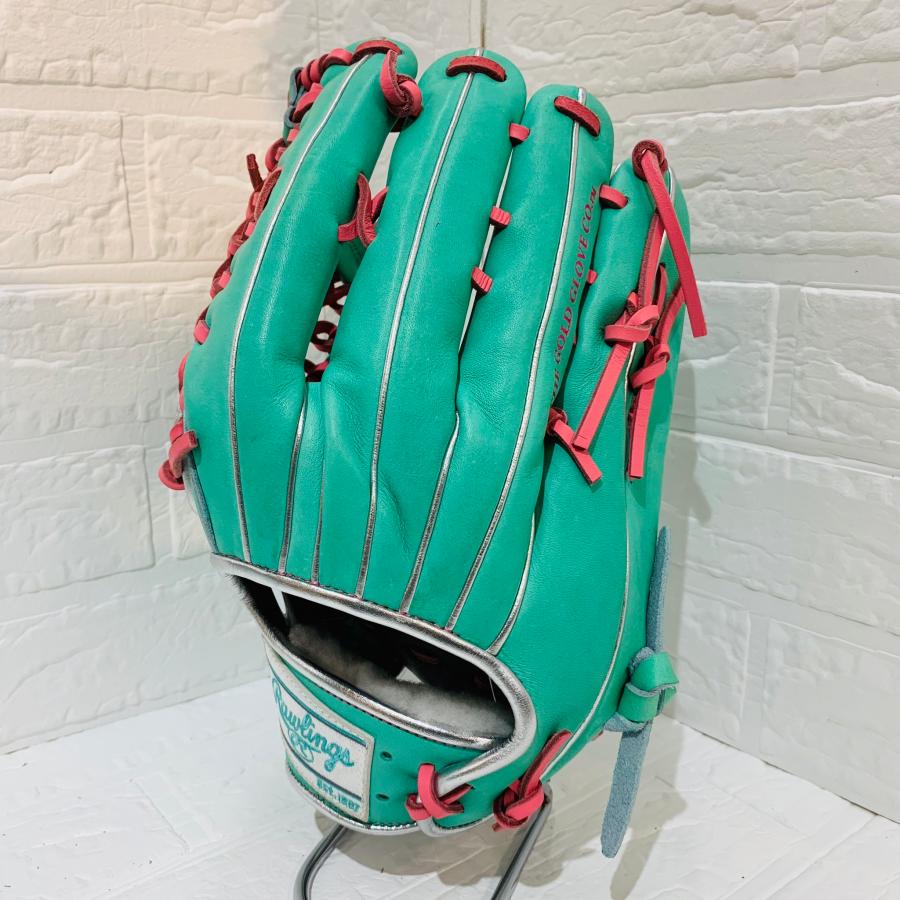 ローリングス　HOH　軟式用　外野手用　ミント　GR6FHECY795　左投用 Rawlings（ローリングス） 【オシャレなカラーグラブ】 Rawlings HOH