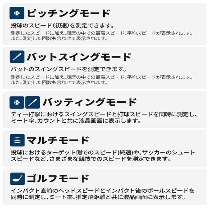 エスエスケイ（SSK） 【大好評のスピード測定器】 マルチスピード