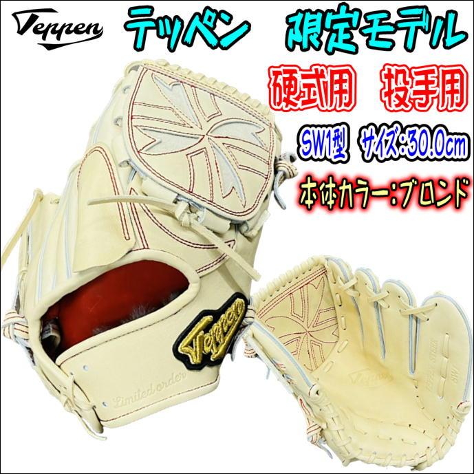ウェブを曲げないスタイル代表モデル！】テッペン TEPPEN 硬式用 投手