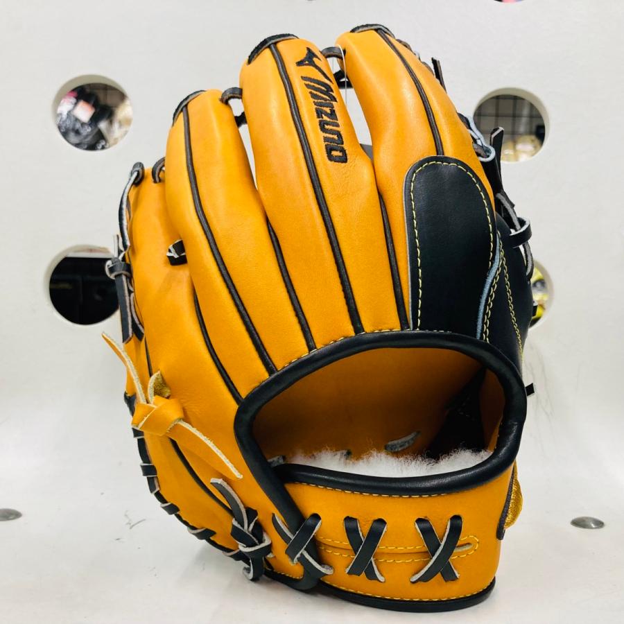 かっこいい配色仕様 ミズノプロ Mizunopro オリジナルオーダーグラブ 軟式用 内野手用 Axi型 ミズノプロロゴ刺繍入り Hagajapan製 当店限定 W Bk Or Lh ベースボールランド友井 通販 Yahoo ショッピング