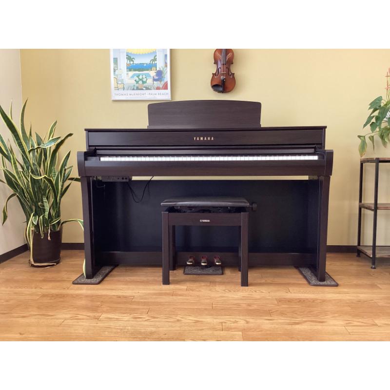 Clavinova 中古電子ピアノ専門店 配送設置無料 ヤマハ CLP-745R ダーク 