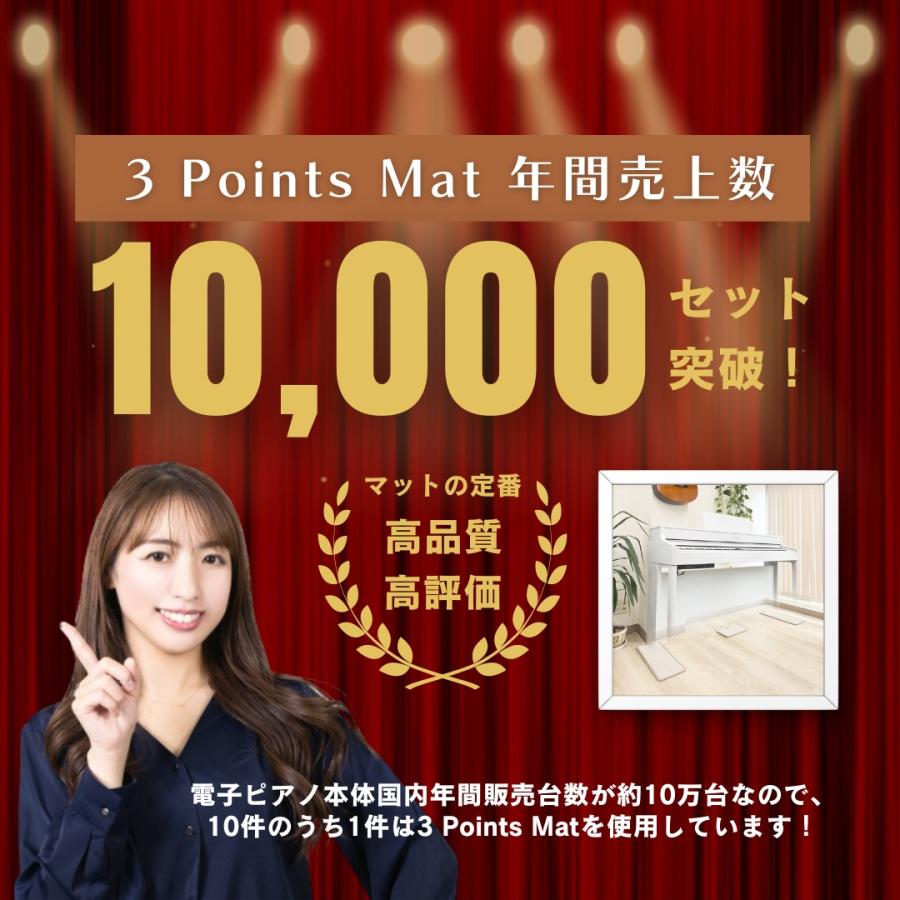 電子ピアノ専門店が作る最強マット 3 Points Mat （3点式マット）防音