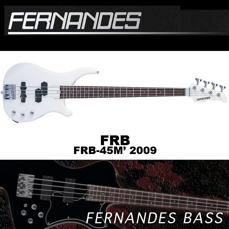 人気定番 フェルナンデス Frb 45m Sw 09 Sw Fernandes エレキベース Fernandes Frbシリーズ 4弦 ホワイト 白 送料無料 中央町 A Studio J Co