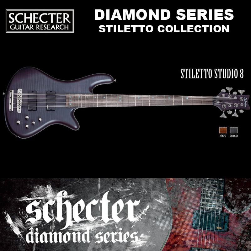 シェクター 8弦ベース SCHECTER AD-SL-ST8 HSN