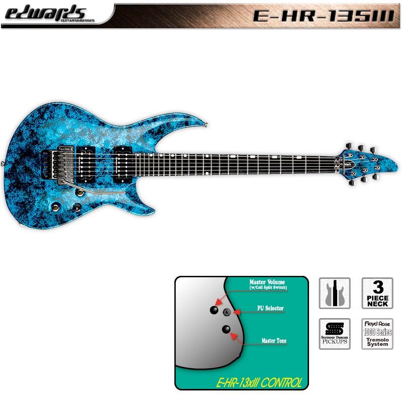 edwards /E-HR-135 III / Planet Blue / ESP エドワーズ エレキギター EHR135III プラネットブルー 送料無料 :egedwards13:B.B