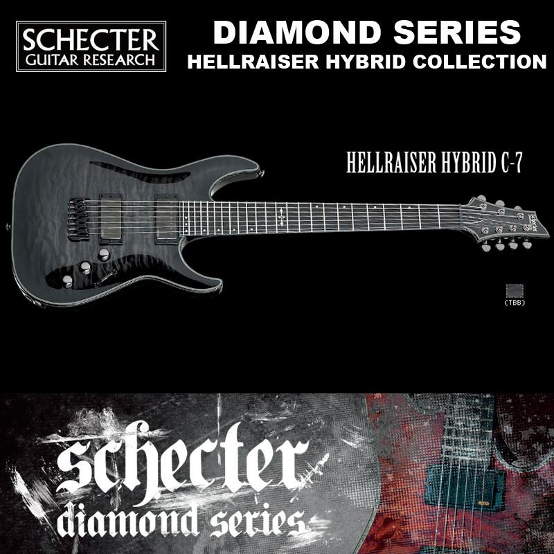 シェクター SCHECTER / HELLRAISER HYBRID C-7 7弦 ヘルレイザー・ハイブリッド　ダイヤモンドシリーズ エレキギター 送料無料｜bbmusic