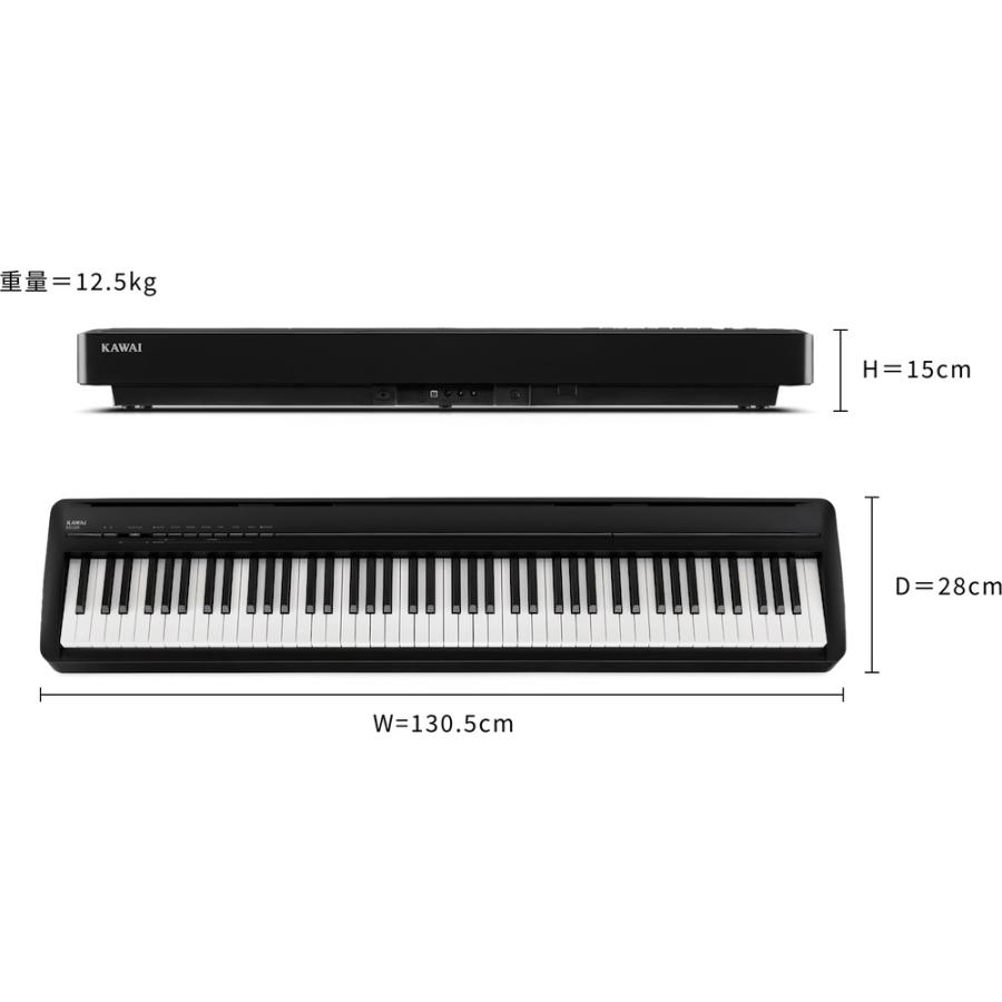 KAWAI 電子ピアノ ES120 Filo (ライトグレー、ホワイト KAWAI 電子ピアノ ES120 Filo (ライトグレー、ホワイト