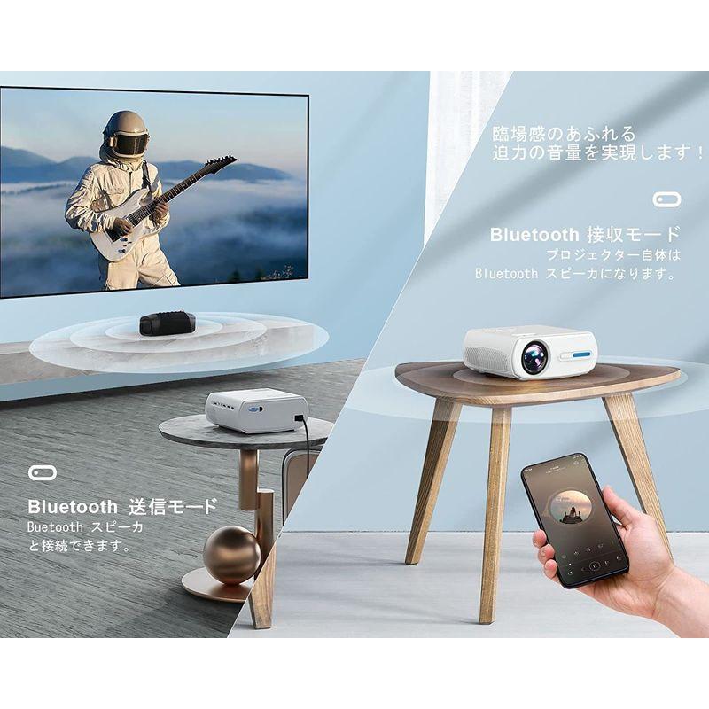 73%OFF!】ONOAYO プロジェクター小型 垂直自動補正4K対応5G WiFi