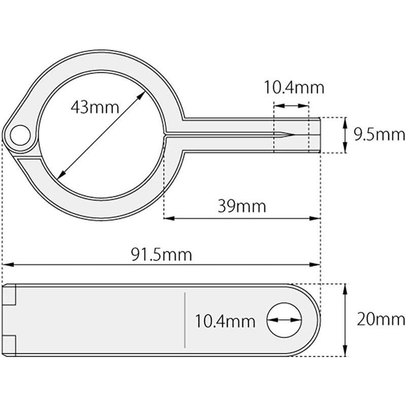 大特価!!】 アルミビレット フォーククランプ 43mm X4 CB1000SF