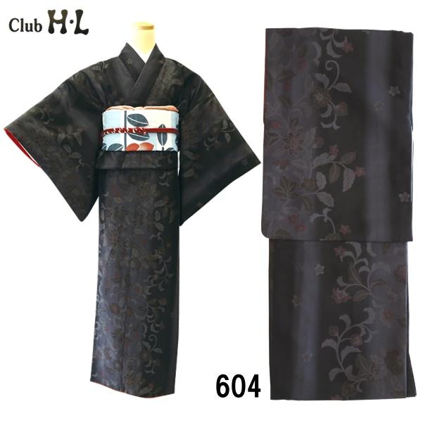 H.L（アッシュ・エル） 【大島調ロマンきもの】H.L袷着物単品【No.604 
