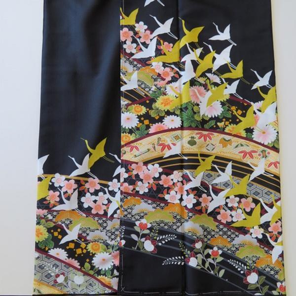 H.L 黒留袖 『飛鶴』【2】「五三桐」紋付 着物単品 洗える 礼装 結婚式 披露宴 パーティー フォーマル セレモニー | H.L | 02