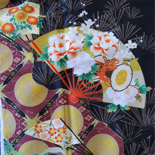 H.L（アッシュ・エル） 黒留袖 『檜扇』【3】「五三桐」紋付 着物単品