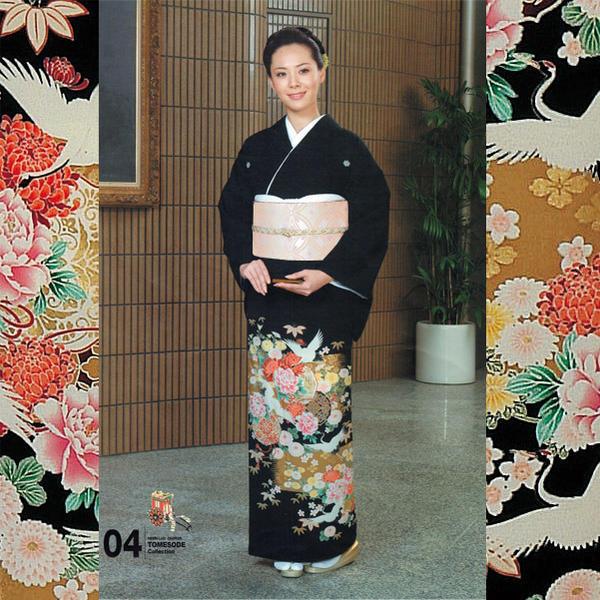 H.L 黒留袖 『菊』【4】「五三桐」紋付 着物単品 洗える 礼装 結婚式 披露宴 パーティー フォーマル セレモニー | H.L | 01