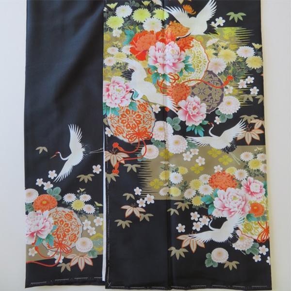 H.L 黒留袖セット 『菊』【4】「五三桐」紋付（着物 袋帯 襦袢）洗える 礼装 結婚式 披露宴 パーティー | H.L | 02