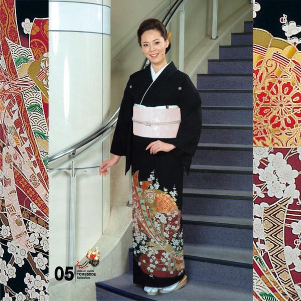 WEB限定】【WEB限定】黒留袖セット 『熨斗』「五三桐」紋付（着物 袋帯