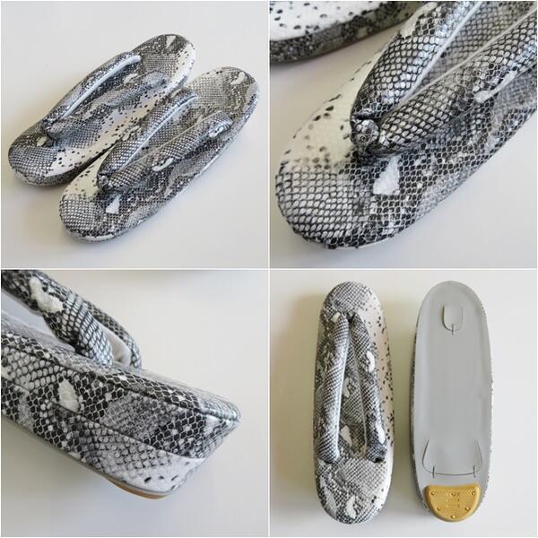 【草履・バッグセット】パイソン柄B へび柄 成人式 卒業式 結婚式 振袖 付下げ フリーサイズ |  | 02