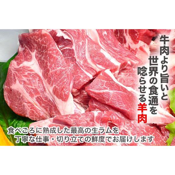 生ラム ジンギスカン 羊肉 ラム肉 肩ロース 500g 真空パック 自家製タレ付属 （BBQ バーべキュー）焼き肉 焼肉｜bbq｜04